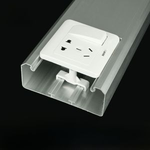 120*50 Aluminum Alloy Square Trunking Multi-Function Panel Trunking Charging Pile Trunking Socket Trunking