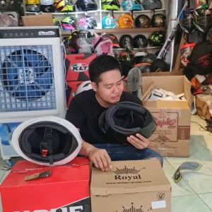 Chắn cằm cho nón fullface Asia Mt136Royal M136 giúp giảm bụi và kín gió hơn