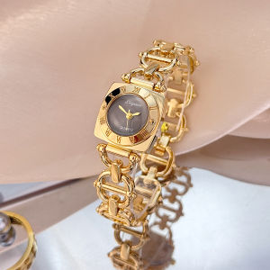 New Womens Cross-Border Best-Selling Hot Watch With High Appearance Level Square Roman Numerals Skeleton Design