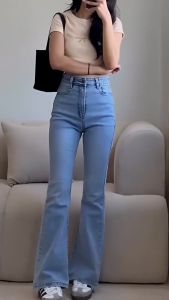 Highwaist Cutbray Street Melar Lentur Celana Wanita Model Cutbray Bahan Premium