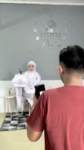 PRADA MUKENA RENDA KOMBI RAJUT BORDIR UKURAN JUMBO BAHAN Katun Mikro Foil Glitter Premium