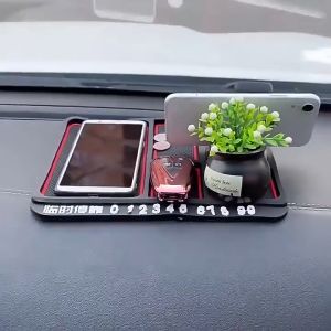 Anti-Slip Pajangan Mobil Dashboard Matras-Warna-Warni Menawan Anti-Slip Mudah Dibersihkan