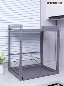 Microwave Rak Dapur Rackadjustable Kitchen Organizer Storage Rack Seasoning Rack Oven Rack Kitchen Rack rice cooker