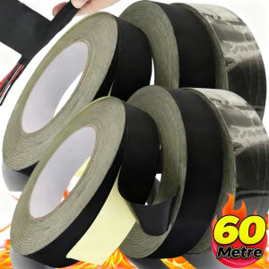 60/30m Electrical Acetate Cloth Tape High Temperature Flame-retardant Insulation Tape Phone LCD Guitar Repair Self Adhesive Tapes