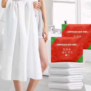 1/3 Chiếc Khăn Tắm Nén Di Động Mềm Mại Dày Dặn Dùng Một Lần Thích Hợp Cho Cắm Trại Bơi Lội Đi Bộ Đường Dài Tắm Sợi Thực Vật Thân Thiện Với Môi Trường