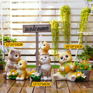 ต้นไม้ตกแต่งสวนสัตว์น่ารักในร่มสำหรับตกแต่งสวนและบ้านสไตล์วิถีชน ตกแต่งด้วยดอกไม้และใบไม้ ทำจากพลาสติกผสม