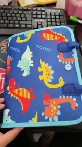 Đồ chơi giáo dục Cặp bận rộn Montessori giúp bé phát triển kĩ năng vận động tinh chất liệu nỉ cao cấp mềm mại và an toàn- DC5025