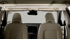 Gantungan Bar Baju Jas Pakaian Mobil Expandable Car Cloth Hanger portable Length after stretching