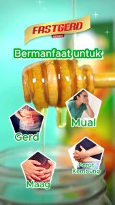 Fastgerd Madu Lambung Maag Gerd Pereda Mual Asam Lambung 360 ML