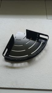 [ FERRUM ] Rak Shampo Kamar Mandi Tempat Shampo Sabun Aluminium Tebal Sudut RP-1135 Dan WL-0501 Hitam