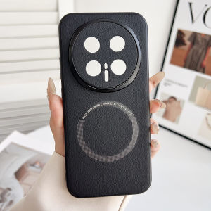 szhaiyu | For Magsafe Leather Phone Case for Honor Magic 8 Pro 7 Pro Lite Honor 400 Pro Wireless Charging Camera Protect Shockproof Cover