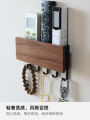 Magnetic Wall-Mounted Air Conditioning TV Remote Control Storage Box Living Room Entry Door Rear Entrance Multi-Function Key Hook. 