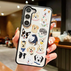 Cute Puppy Phone Case For Samsung S26 Ultra S24 S25 A16 5G A56 A57 A55 S23 A54 A36 A37 A35 A34 A25 A15 A14 A13 A12 A06 A05 Cover