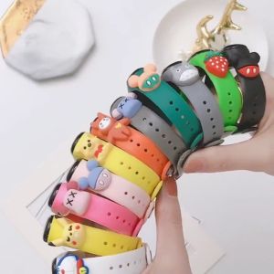 ✧SUPERMALL✧ Jam tangan anak Elektronik LED display Tahan Air karakter motif kartun lucu bahan rubber JT057