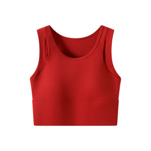 High-Intensity Sports Vest Womens Fitness Running Yoga Clothes Professional Gymnastics Upper Body Shockproof Backless Design