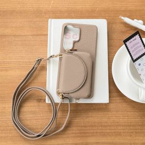 szhaiyu | Crossbody Wallet Cards Solt Phone Case for Samsung Galaxy S26 Ultra S25 S24 FE S23 S22 Plus A57 A37 A56 A36 A16 Leather Cover