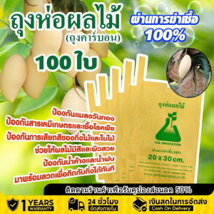 ถุงกระดาษคาร์บอน ถุงห่อผลไม้ ถุงห่อผลไม้กันเเมลง ทีเอบี ขนาด 20x30 ซ.ม. จำนวน 500 ใบ ถุงห่อฝรั่ง ถุงห่อมะม่วง ป้องกันยุง ถุงคาร์บอน ทีเอบี ป้องกันแมลงวันทอง ใช้ซ้ําได้ แมลง นก สําหรับป้องกันพืช ผลไม้ ดอกไม้