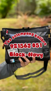 Tas Selempang Kalibre Donovan Messenger Bag 921563051 tas wanita tas pria 921563 051 Black-Navy