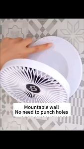 XIAOMI Adjustable Mini Fan Kipas Small Cooling Handy Desk Office Table Battery USB Rechargeable Portable Picnic Fan Camping 8“ big fan 10000mAh chargable Fan Compact wall mini fan 3 levels foldable wall mount USB table fan