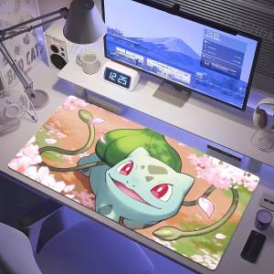 Bandai | Pokemon Umbreon Gaming Mouse Pad Large Desk Mat 2MM Stitched Edge Non Slip Rubber Base Keyboard Pad Office Laptop Table Decor
