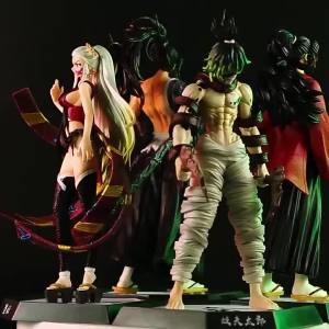 Bandai | Anime Demon Slayer Kimetsu No Yaiba Figure Giyuutarou Daki Kokushibo Tsugikuni Yoriichi Douma Inosuke Action Figures Model Toys