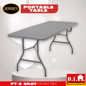 Do It Home Jersey PT-6 Gray Portable Table 6 Feet