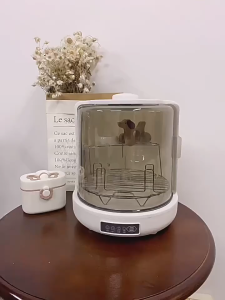 Pippi ขวดนมเด็ก ตู้ฆ่าเชื้อโรค การฆ่าเชื้อด้วยรังสีอัลตราไวโอเลต ด้วยการอบแห้งและการฆ่าเชื้อ 2 ใน 1 พิเศษสำหรับลูกน้อย ตู้ฆ่าเชื้อ