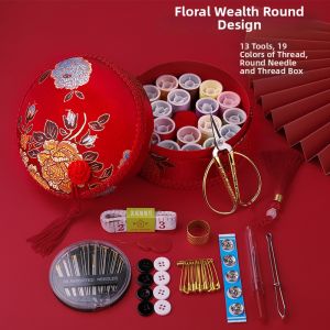 QINGPIN | Bridal Accompaniment Practical Sewing Kit Organizing Box Set