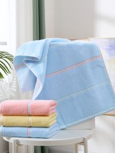 Large Bath Shower Absorbent Towel 90cm Lengthened Hand Towel Sports Sweat-Wiping Cotton Household Quick-Drying Bath Towel