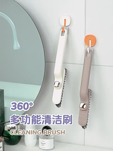 Multi Functional 360 ° Rotating Cleaning Brush 2-in-1 Bathroom Crevice Brush