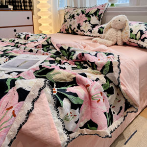 susan | Double Layered Breathable Summer Quilt Set For Double Bed