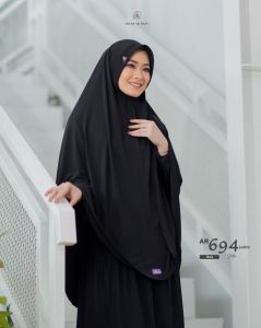 ARRAFI Hijab Instan AR 694 Jumbo Syari Stella Premium Polos Pet Antem Daily