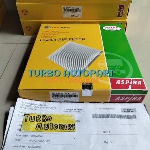 FILTER KABIN AC ALL NEW AVANZA THN 12-14GRAND NEW AVANZAVELOZ UP 12 GRAND NEW VELOZRUSH DVVTI>16TERIOS DVVTI>16 MEREK ASPIRA 100% ORIGINAL