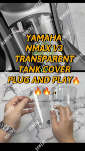 Yamaha NMAX V3 Transparent Tank Cover Clear / Smoked Thick Type Plug and Play No Fade BojGarageMotorShop