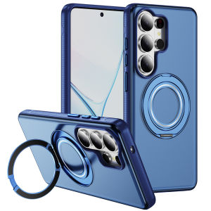 Skin Feel Phone Case For Samsung Galaxy S26 Ultra S26 S25 Ultra Shockproof Capinha Capa For Samsung S26 Plus Hard With Stand