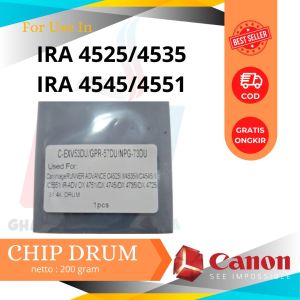 CHIP DRUM DAN CHIP TONER CANON IRA 4525 / 4535 / 4545 / 4551