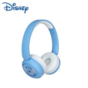 Disney Headphones Bluetooth Wireless Stitch X6 Foldable HIFI Surround Stereo Earphone Over Ear Headset with Mic For Kids Cartoon