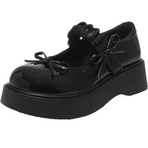 Agsdon | Selected Thick-soled Mary Jane Shoes Elegant British Style