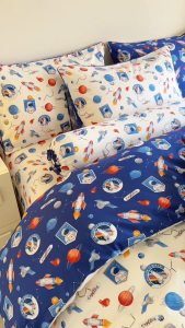 [FineLivin] [SINGLE/SUPER SINGLE] Junior Fitted Bedsheet | 100% Pure Cotton | Quilt Cover (Sold Separately) [J-6]