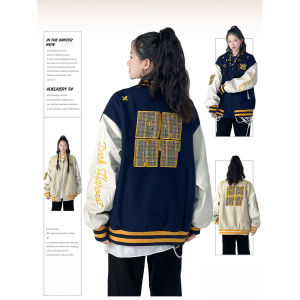 Mens and Womens American Baseball Jacket Loose Fit Streetwear Casual Outerwear for Trendy Urban Style and Everyday Wear