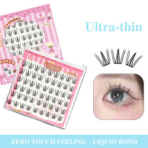 Self-Adhesive Ultra-Thin Sheet Series No-Glue Eyelashes Zero Touch Feeling Lash Clusters For Easy Application