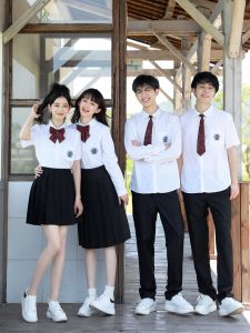 Graduation Ceremony Performance Outfit School Uniform Set High School Student College Style Athletic Meeting Ensemble