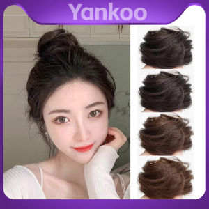 วิกผมหางม้าต่ำพร้อมแฮร์พีซมวยผมแบบถอดออกได้ช่วยเพิ่มความหนาของผมได้ทันที