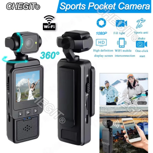 FHD 1080P Wifi Camera Digital Video Outdoor Sports Camera Mini DV Portable Handheld Law Enforcement Recorder 360° Rotatable Lens