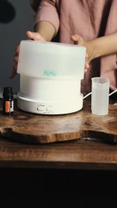 COD Humidifier Diffuser Aroma Terapi Essential oil Pelembab + Remote 7 Color Led / Alat Pengharum ruangan