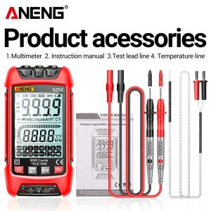 ANENG | Đồng Hồ Vạn Năng Kỹ Thuật Số ANENG SZ02 Thông Minh 9999 Hiển Thị Số Đo True RMS Đo Điện Áp Điện Trở Điện Dung Với Chức Năng Tự Động Điều Chỉnh Dải Đo Cho Việc Kiểm Tra Điện.