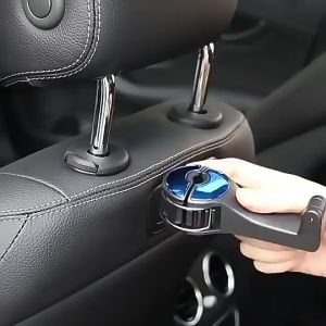 BE - HM049 Car Hook Holder Phone 2in1 Headrest Gantungan Barang Multifungsi