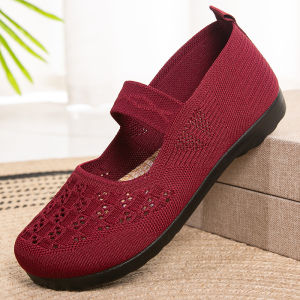BUJINXUAN | Breathable Lace Flower Embroidery Flat Sandals