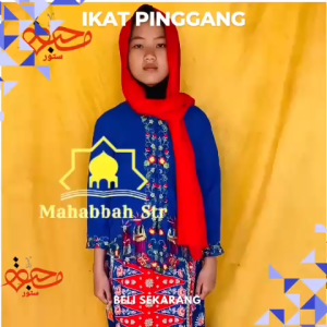 Setelan Kebaya Encim Anak Dan Rok Serta Selendang / Pashmina TERMURAH