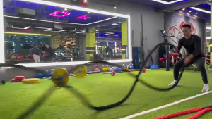 เชือกออกกำลังกาย เชือกสะบัด เชือกฟิตเนส ความยาว 2.8m/3m/ 9m/12m/15m Battle Rope Workout Rope เชือกออกสะบัด เชือกสบัดแขน